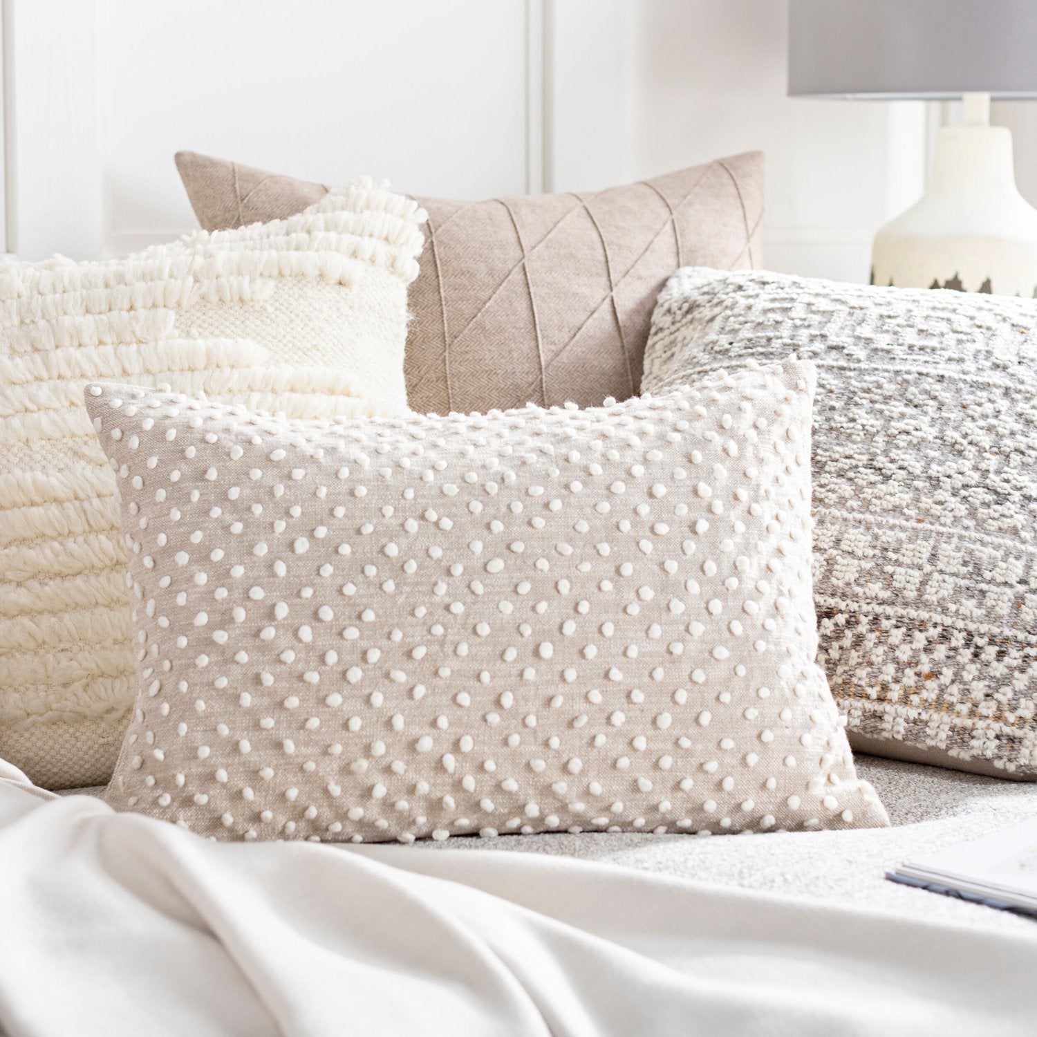 SURYA VALIN LUMBAR PILLOW - Linens