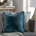 SURYA WASHED COTTON VELVET ACCENT PILLOW - Linens