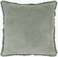SURYA WASHED COTTON VELVET ACCENT PILLOW - Linens