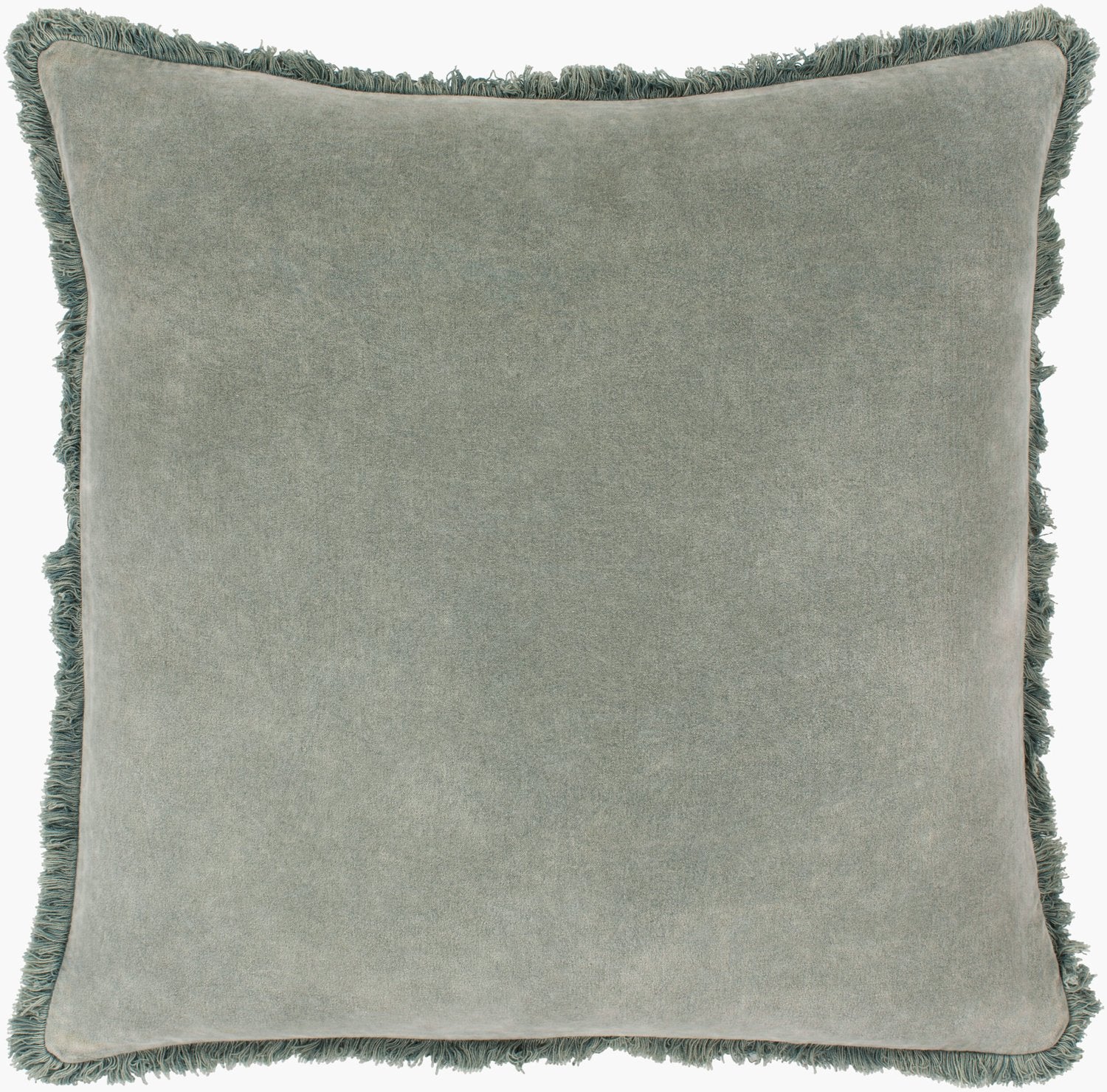 SURYA WASHED COTTON VELVET ACCENT PILLOW - Linens