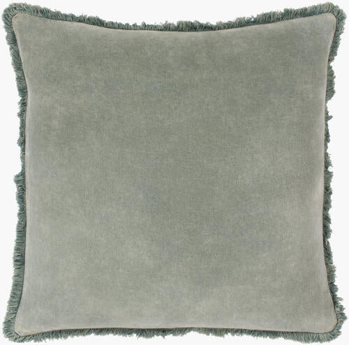 SURYA WASHED COTTON VELVET ACCENT PILLOW - Linens