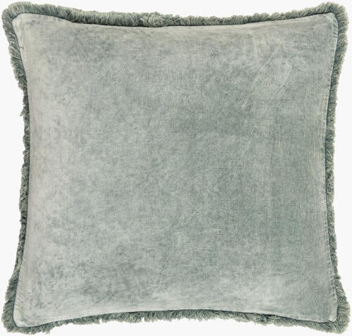 SURYA WASHED COTTON VELVET ACCENT PILLOW - Linens