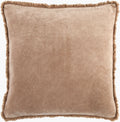 SURYA WASHED COTTON VELVET ACCENT PILLOW - Linens