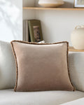SURYA WASHED COTTON VELVET ACCENT PILLOW - Linens