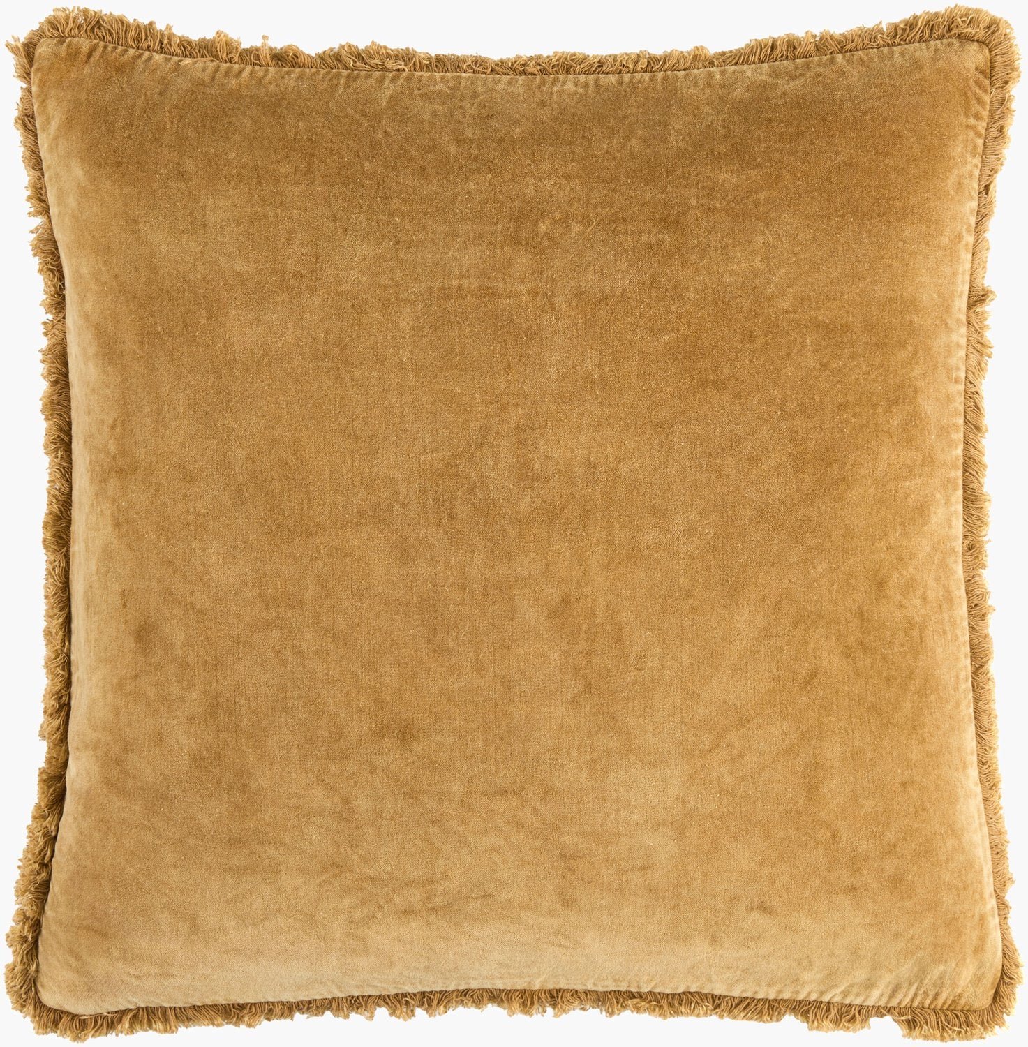 SURYA WASHED COTTON VELVET ACCENT PILLOW - Linens