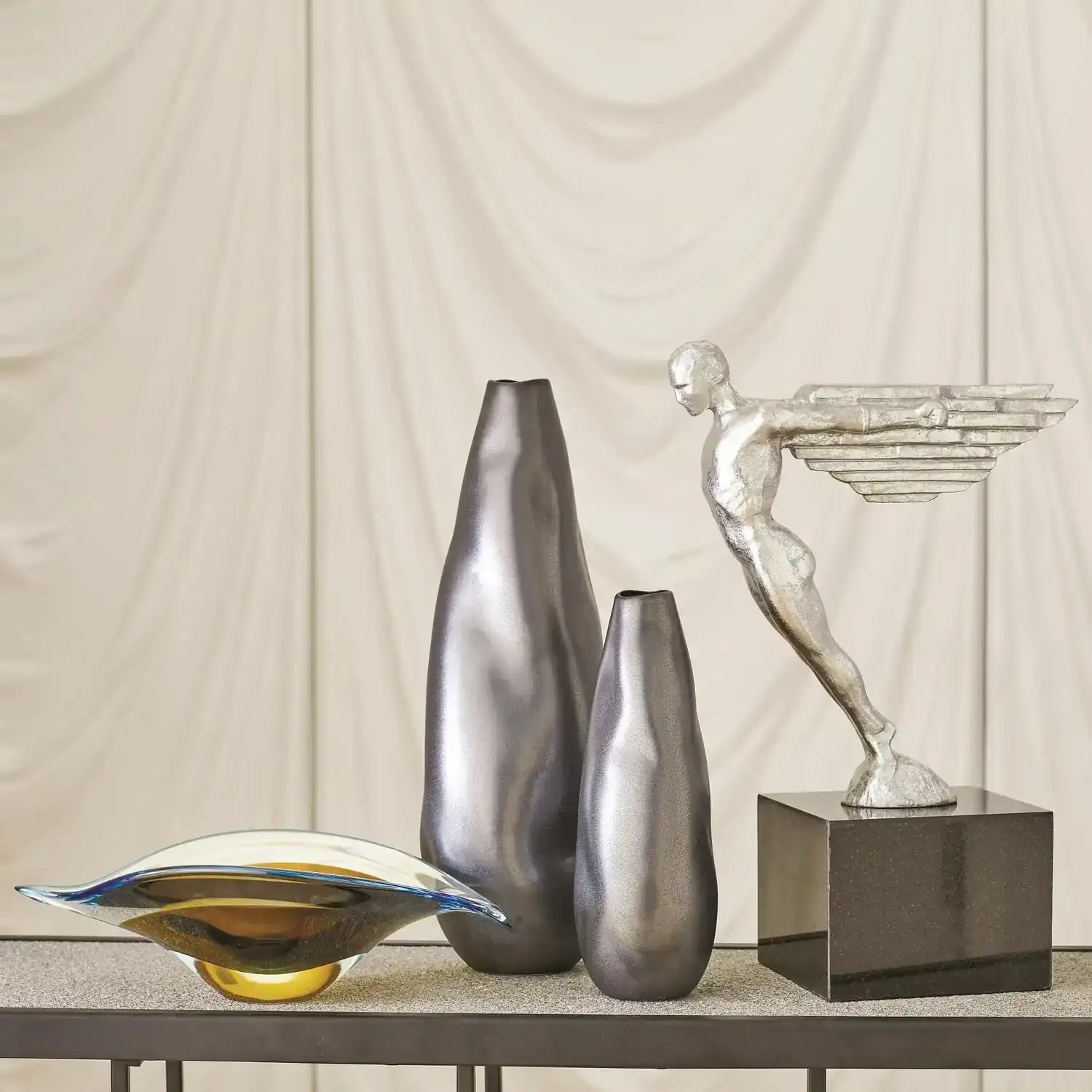 GLOBAL VIEWS BENT LEAF BOWL - Art