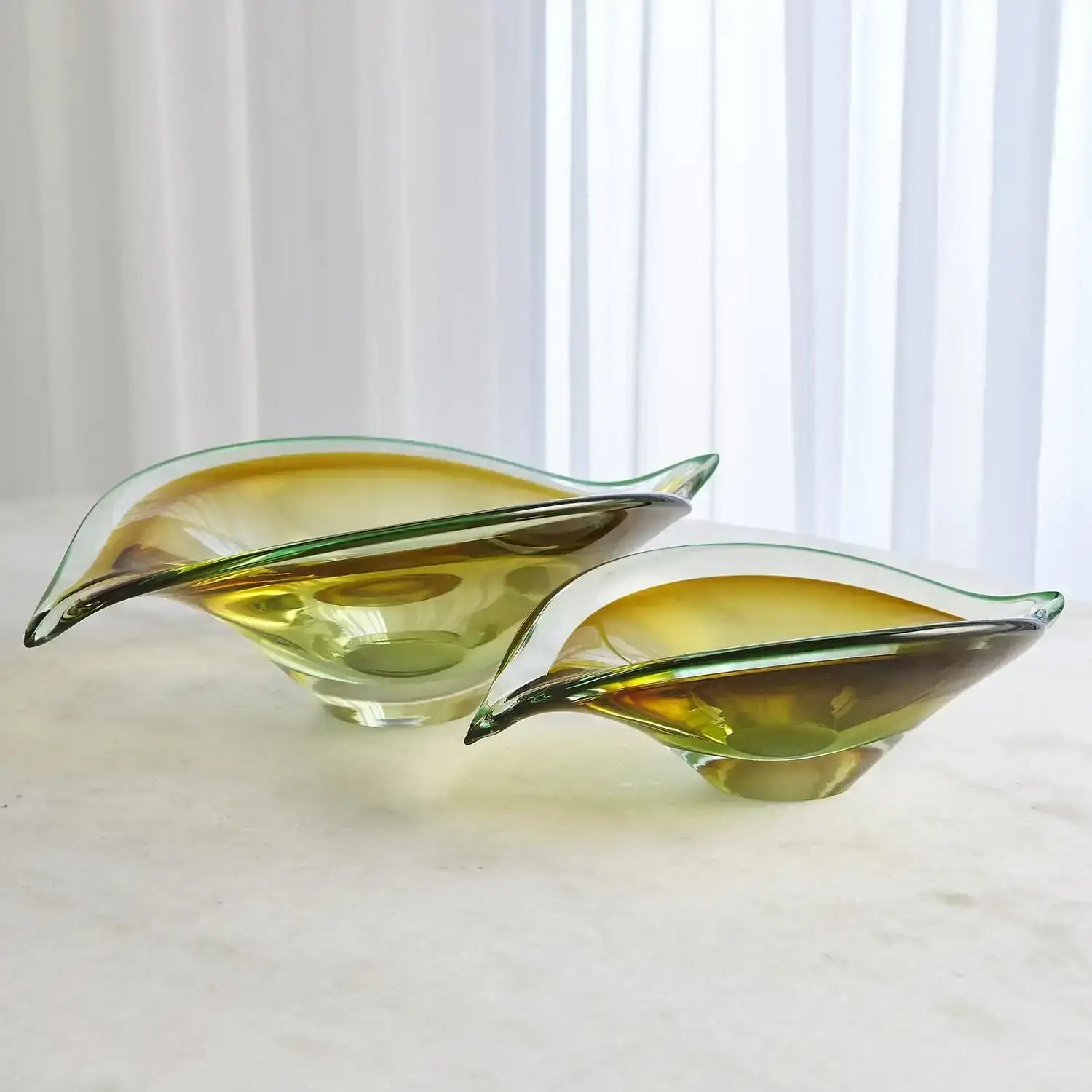 GLOBAL VIEWS BENT LEAF BOWL - Art