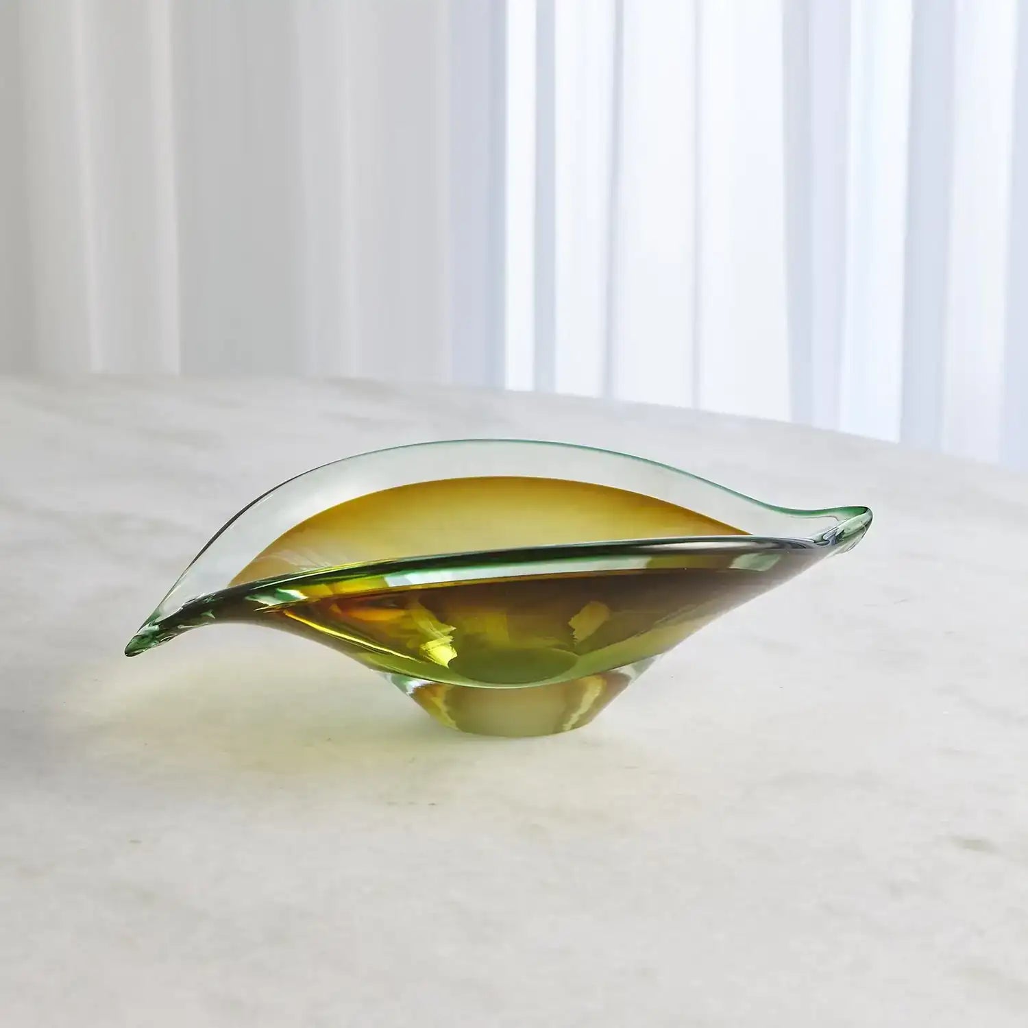 GLOBAL VIEWS BENT LEAF BOWL - Art