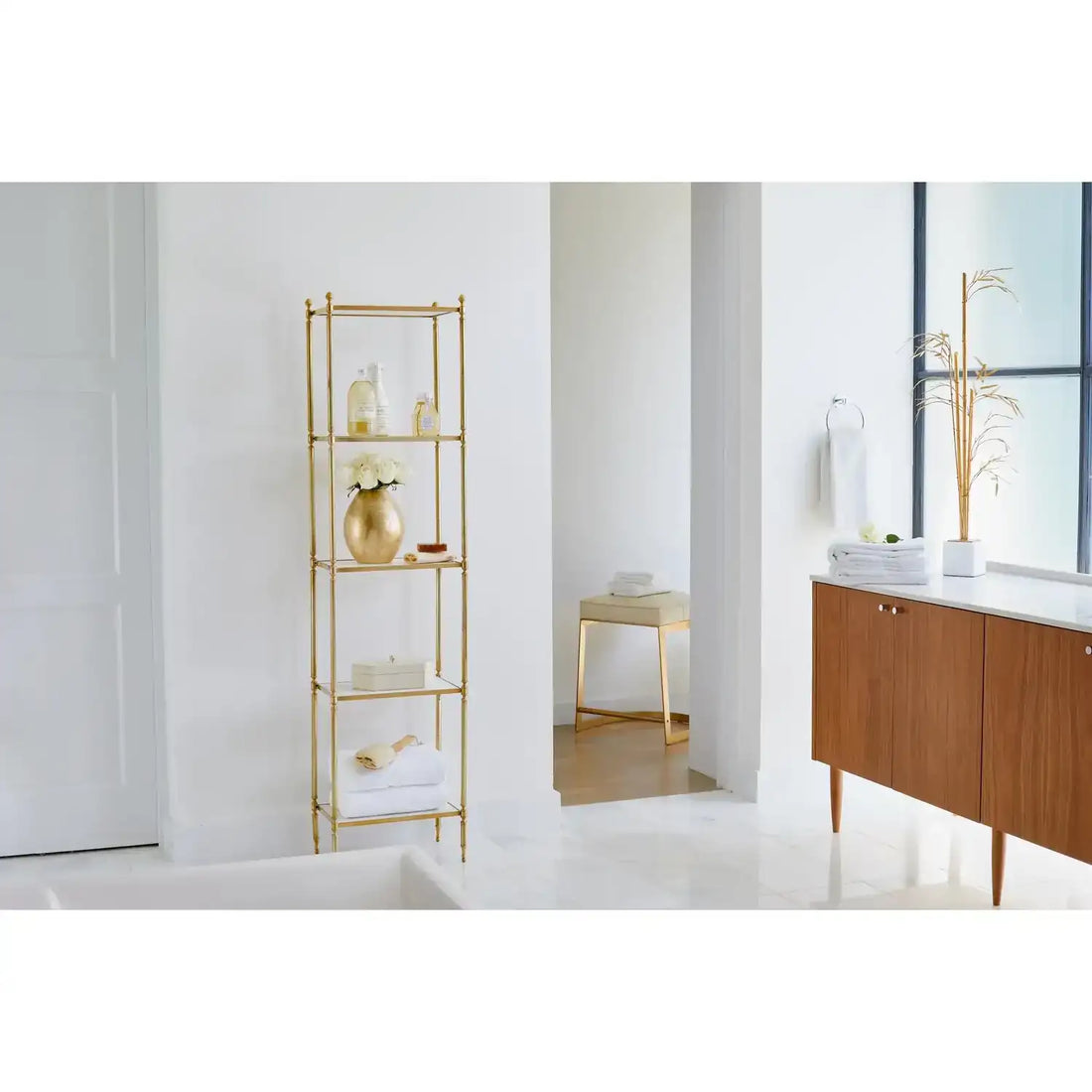 GLOBAL VIEWS ACORN ETAGERE - Cabinets & Bar