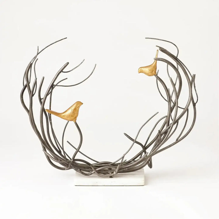 GLOBAL VIEWS BIRD FAMILY IN THICKET - Decorative Accents