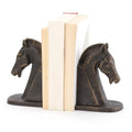GLOBAL VIEWS TROJAN HORSE HEAD BOOKENDS - Decorative Accents