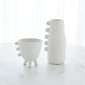 GLOBAL VIEWS PRIMITIVE PORCELAIN 3 LEG CACHE POT - Decorative Accents