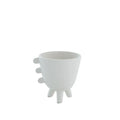 GLOBAL VIEWS PRIMITIVE PORCELAIN 3 LEG CACHE POT - Decorative Accents