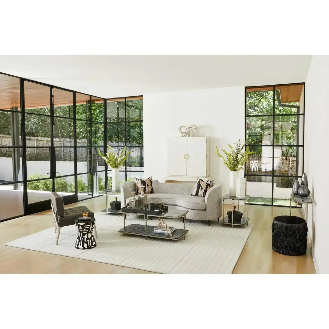 GLOBAL VIEWS CURVE SIDE TABLE - Side