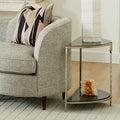 GLOBAL VIEWS DEMILUNE SIDE TABLE - Side