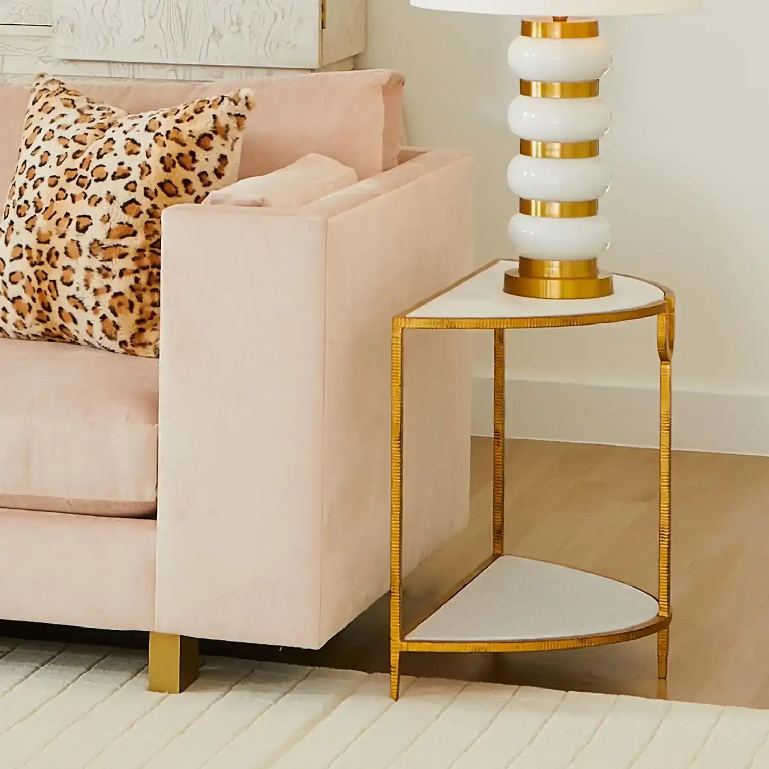 GLOBAL VIEWS DEMILUNE SIDE TABLE - Side