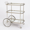 GLOBAL VIEWS ENGLISH BAR CART AND TEA TROLLEY - Cabinets & Bar