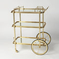 GLOBAL VIEWS ENGLISH BAR CART AND TEA TROLLEY - Cabinets & Bar