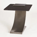 GLOBAL VIEWS SIDE TABLE W/SMOKE GLASS - Side