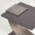 GLOBAL VIEWS SIDE TABLE W/SMOKE GLASS - Side