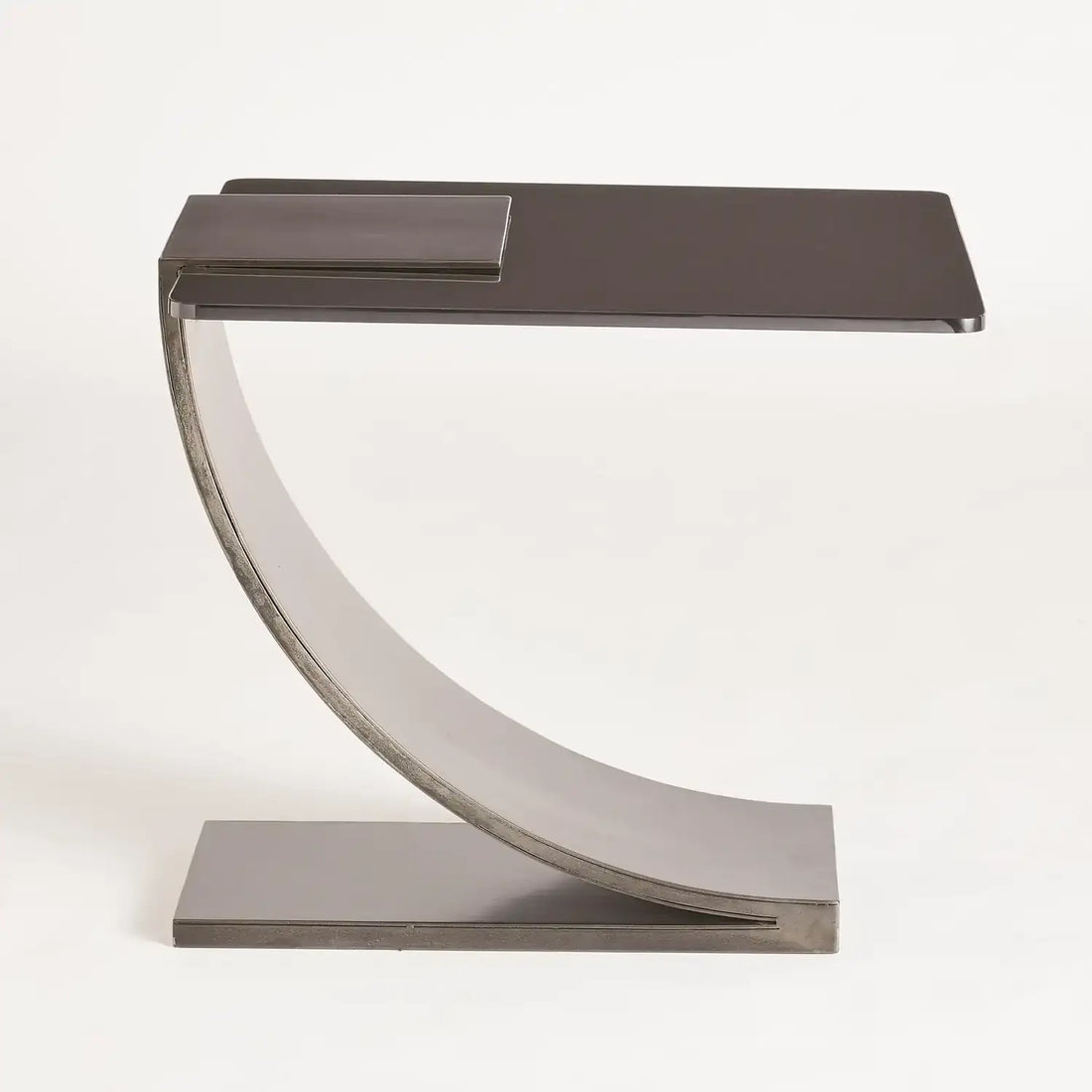 GLOBAL VIEWS SIDE TABLE W/SMOKE GLASS - Side