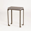 GLOBAL VIEWS ZEN SIDE TABLE W/FLAMED GRANITE - Side