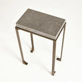 GLOBAL VIEWS ZEN SIDE TABLE W/FLAMED GRANITE - Side