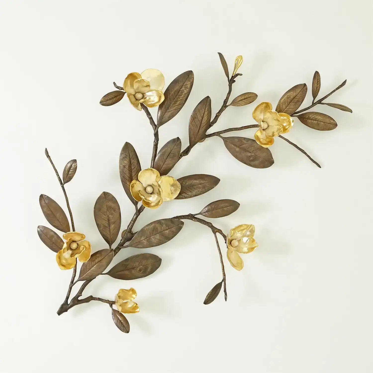 GLOBAL VIEWS MAGNOLIA BRANCH WALL ART - Decorative Accents