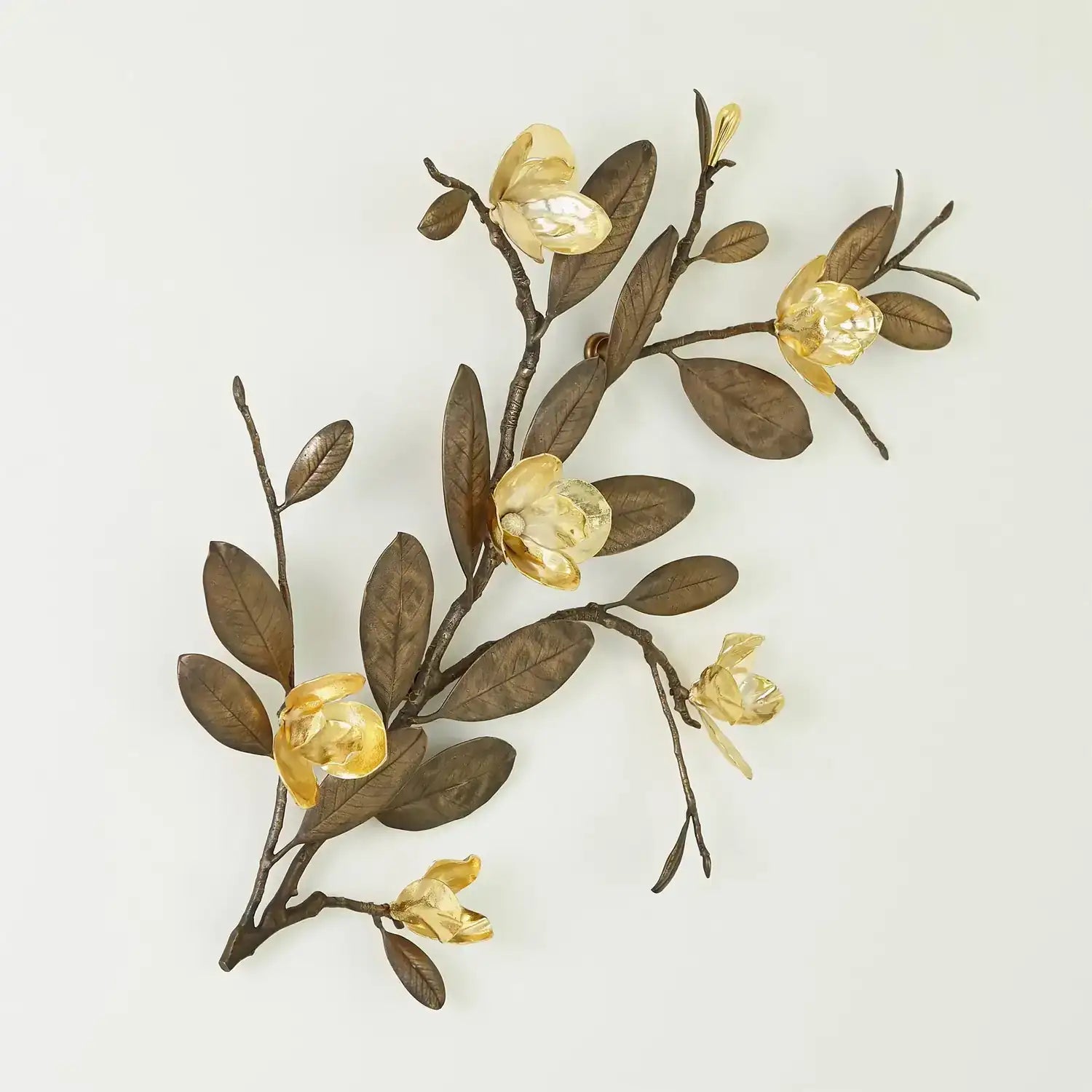 GLOBAL VIEWS MAGNOLIA BRANCH WALL ART - Decorative Accents