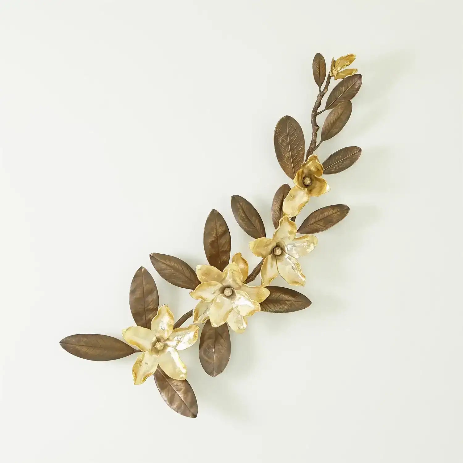 GLOBAL VIEWS MAGNOLIA BRANCH WALL ART - Decorative Accents