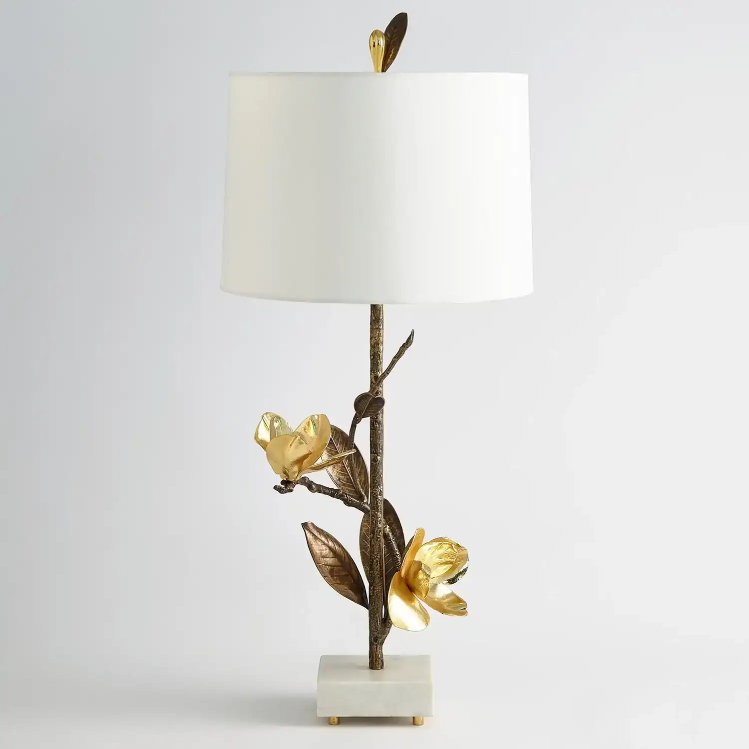 GLOBAL VIEWS, MAGNOLIA FLOWER TABLE LAMP, TABLE LAMPS