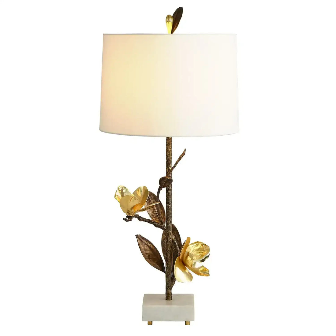 GLOBAL VIEWS, MAGNOLIA FLOWER TABLE LAMP, TABLE LAMPS