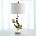 GLOBAL VIEWS, MAGNOLIA FLOWER TABLE LAMP, TABLE LAMPS