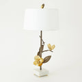 GLOBAL VIEWS, MAGNOLIA FLOWER TABLE LAMP, TABLE LAMPS