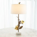 GLOBAL VIEWS, MAGNOLIA FLOWER TABLE LAMP, TABLE LAMPS