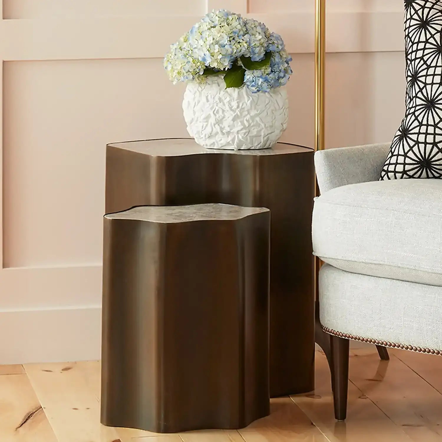 GLOBAL VIEWS ORGANIC NESTING TABLE - Side