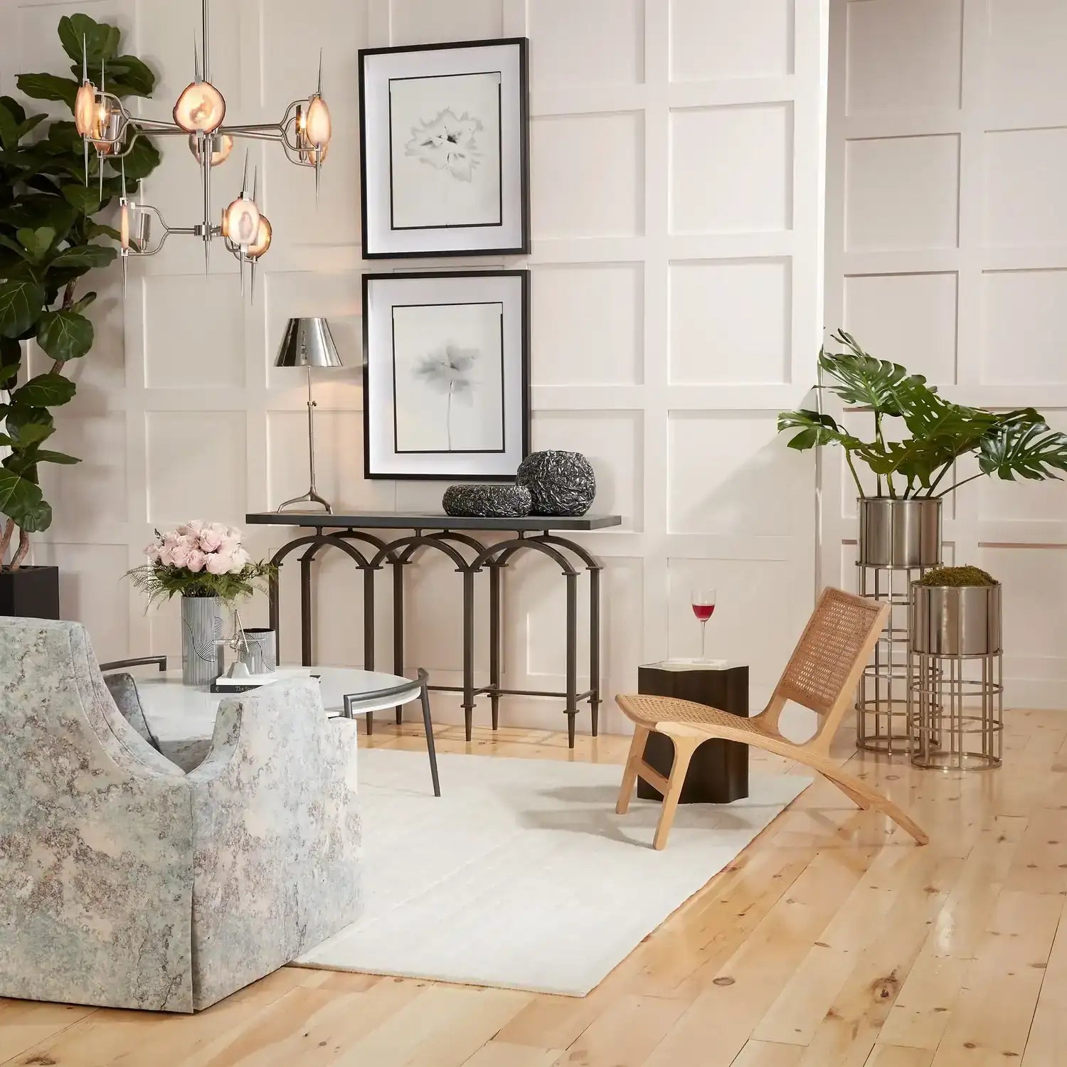 GLOBAL VIEWS ORGANIC NESTING TABLE - Side