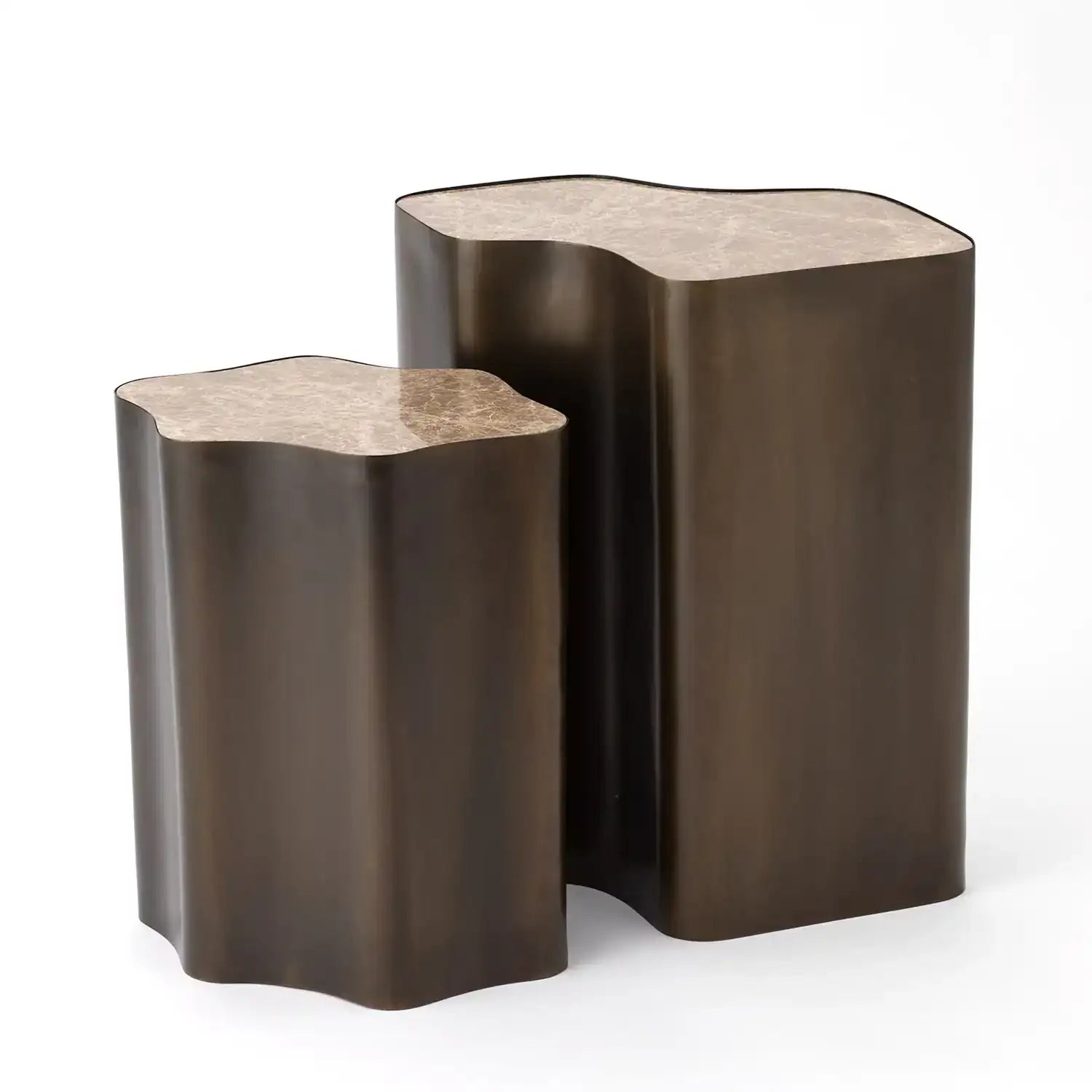 GLOBAL VIEWS ORGANIC NESTING TABLE - Side
