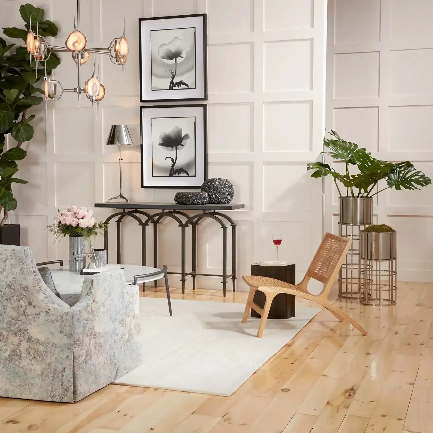 GLOBAL VIEWS ORGANIC NESTING TABLE - Side