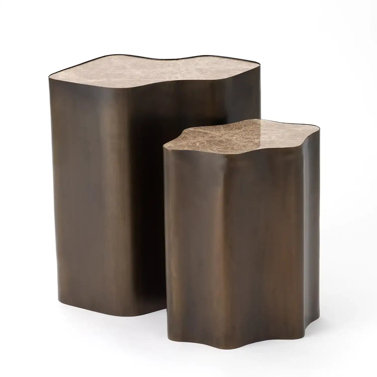 GLOBAL VIEWS ORGANIC NESTING TABLE - Side