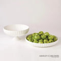 GLOBAL VIEWS FLUTE FOOTED BOWL - Decorative Accents