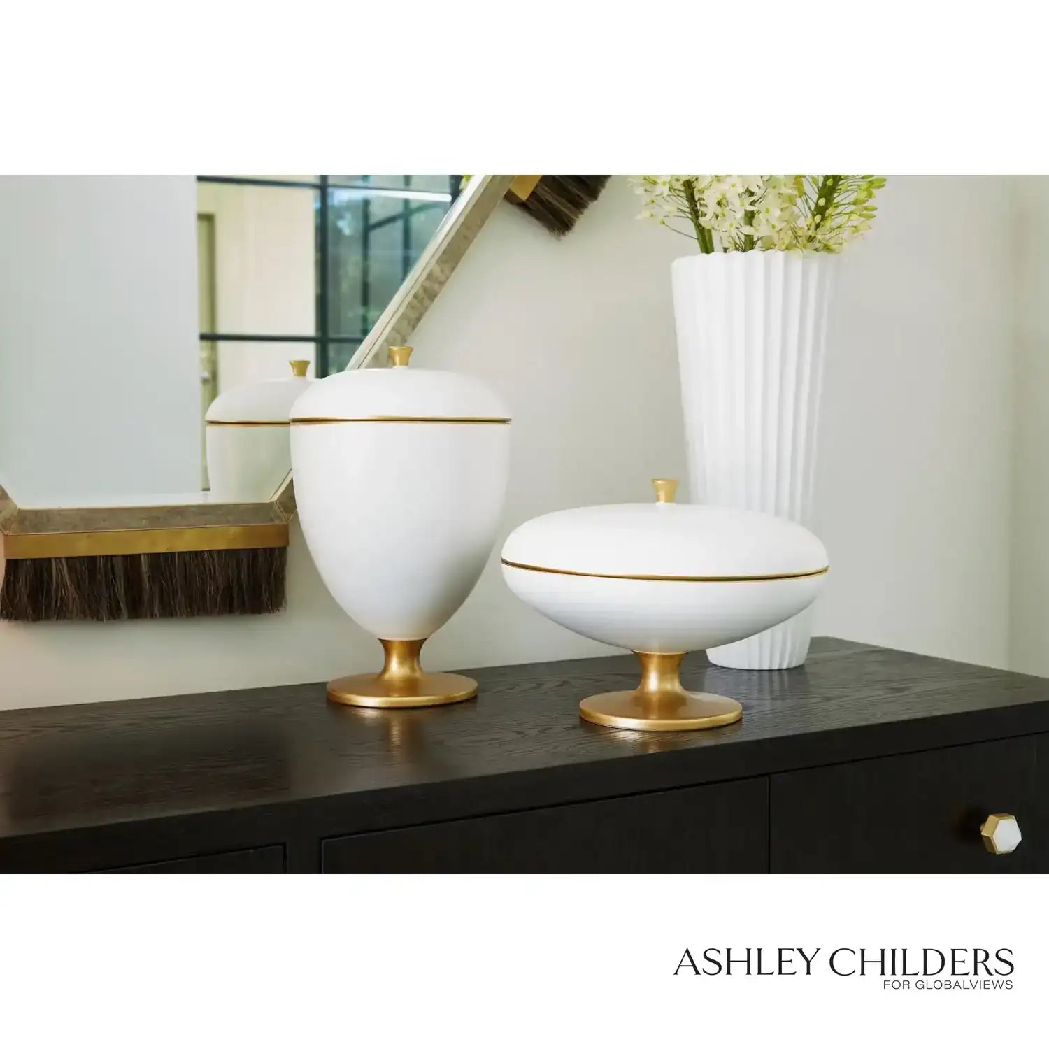 GLOBAL VIEWS FLUTE VASE - Decorative Accents