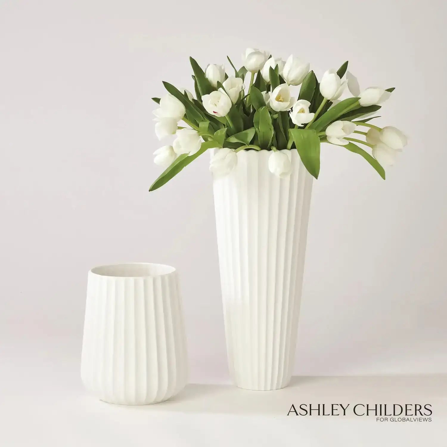 GLOBAL VIEWS FLUTE VASE - Decorative Accents