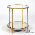 GLOBAL VIEWS STUD END TABLE - Side