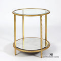 GLOBAL VIEWS STUD END TABLE - Side