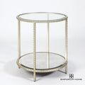 GLOBAL VIEWS STUD END TABLE - Side