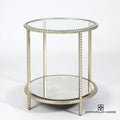 GLOBAL VIEWS STUD END TABLE - Side