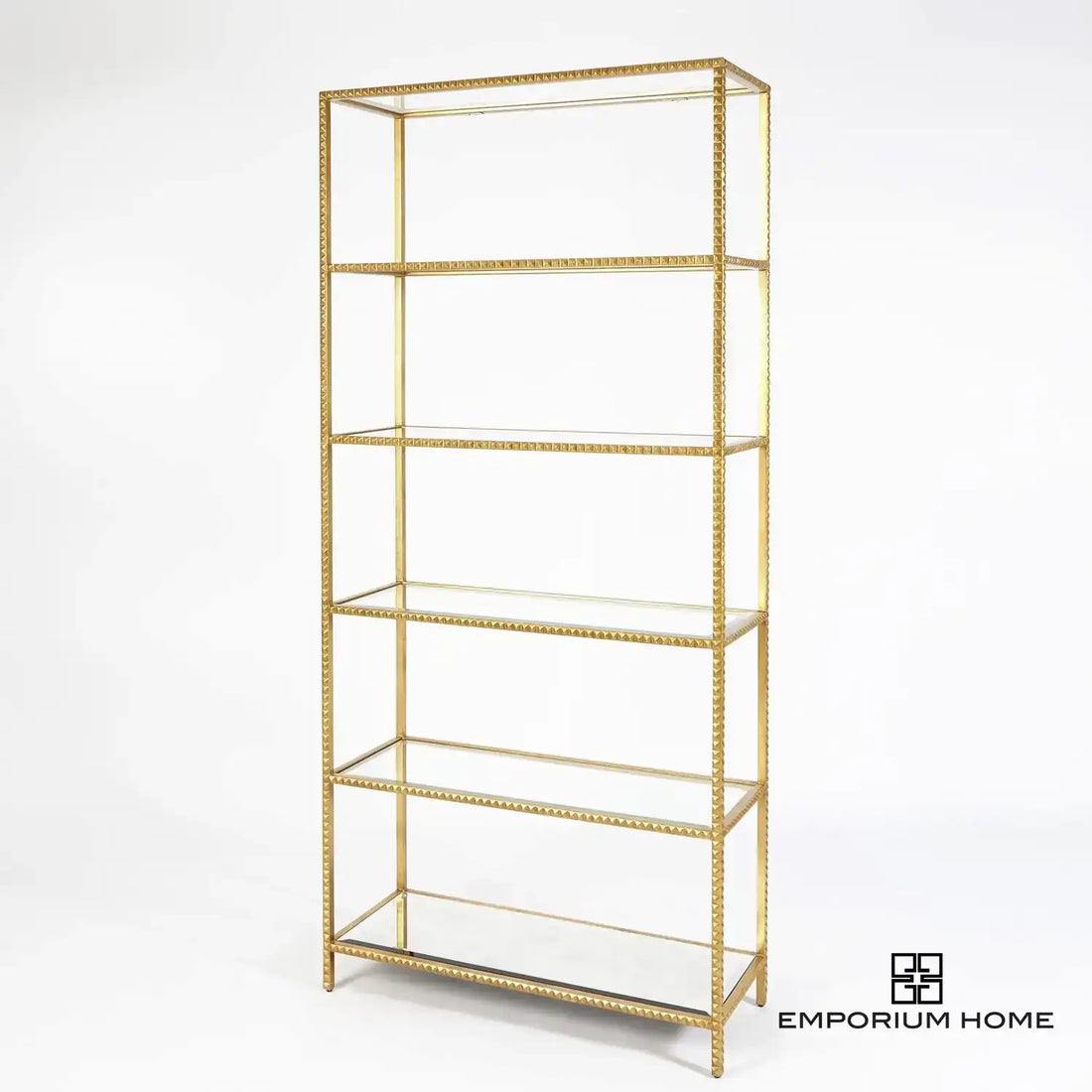 GLOBAL VIEWS STUD ETAGERE - Cabinets & Bar