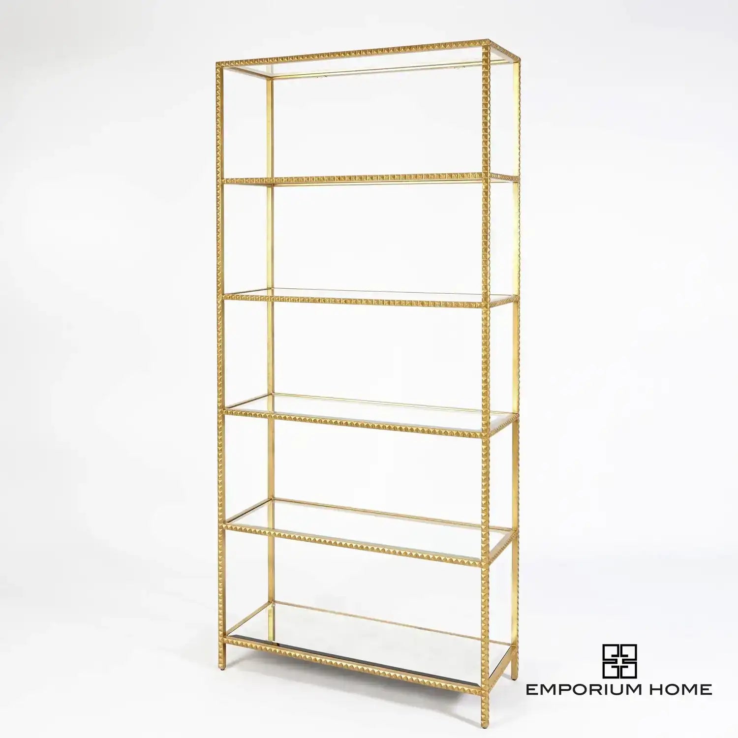 GLOBAL VIEWS STUD ETAGERE - Cabinets & Bar
