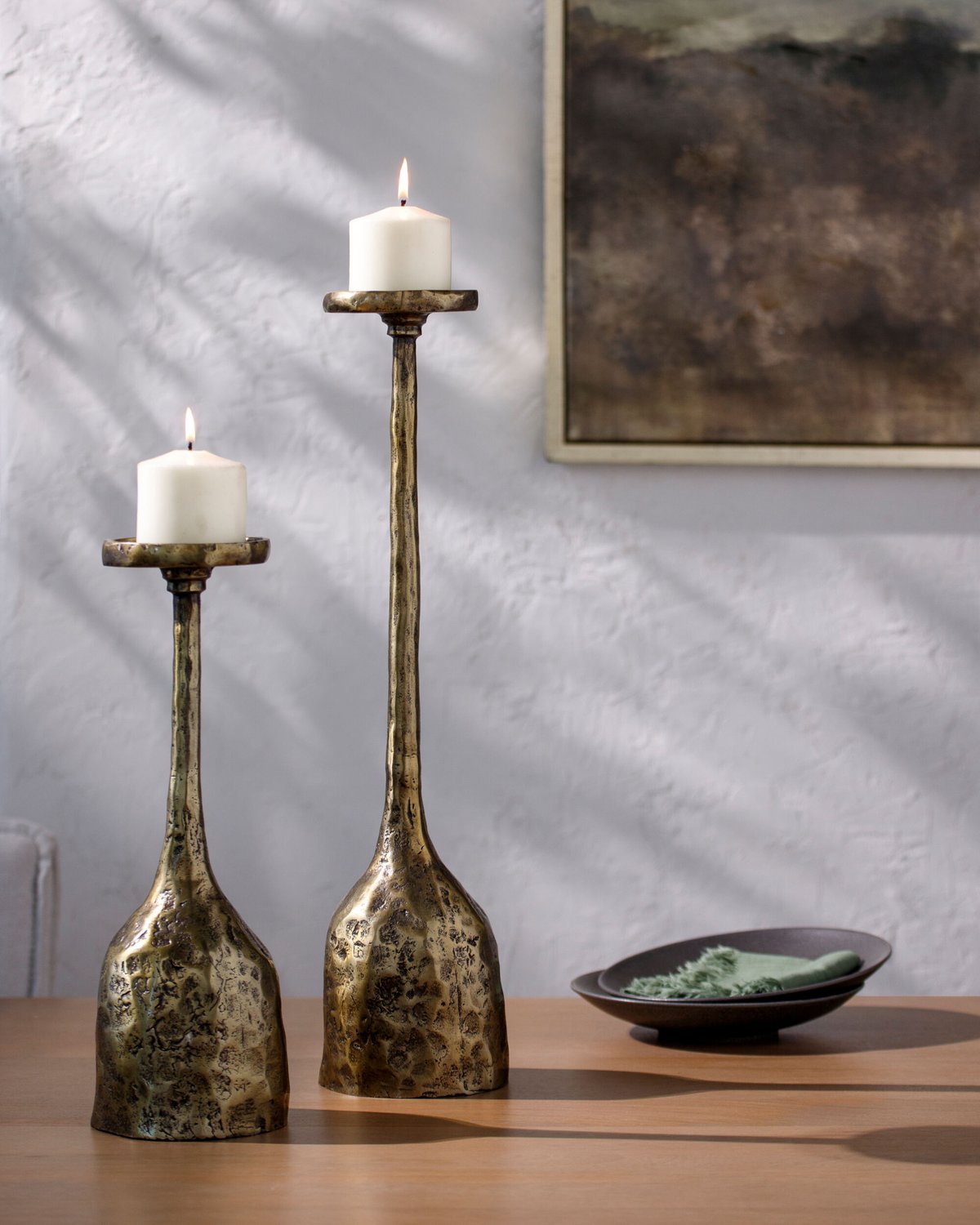 SURYA YAMUNA CANDLEHOLDER/CANDLE - Decorative Accents